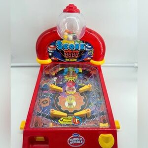 Vintage Dubble Bubble Arcade Pinball Machine and Bubble Gum Dispenser 2015 Works